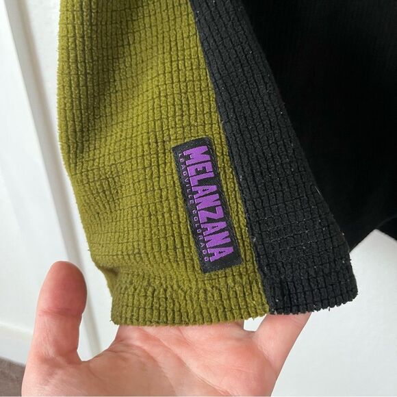 Melanzana Women's Small Micro-grid Fleece Dress - Picture 2 of 7